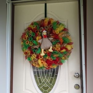 Turkey Mesh Wreath